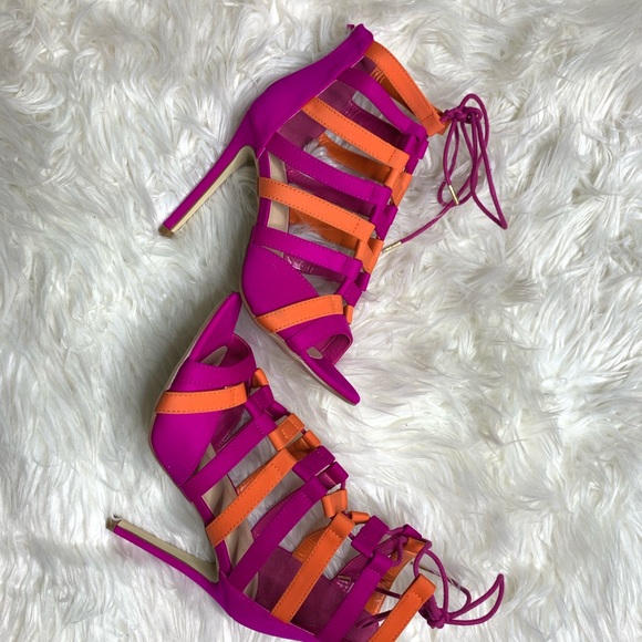 Shoe Dazzle Shoes - Shoedazzle | SADIE STRAPPY CAGED STILETTO HEEL